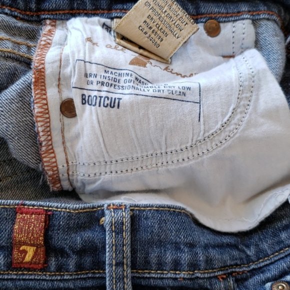 7 For All Mankind boot cut jeans - Picture 8 of 10